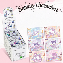 Sanrio Shining Dream Glow First Glow Booster Pack Set - Kuromi Hello Kitty Cards - Image 1