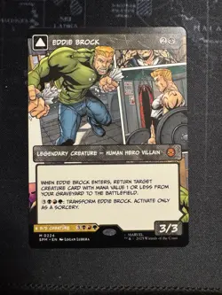 x1 Eddie Brock Venom, Lethal Protector (0224) - Borderless M MTG - Image 1