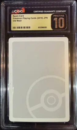 CGC Pristine 10 Pokemon Old Maid Spare Card 2019 - Image 1