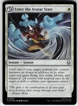 FOIL ENTER THE AVATAR STATE 18 UC NEAR MINT - Image 1