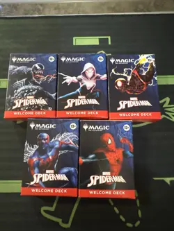 Spider-Man Magic the Gathering Welcome Deck Complete Set NEW - Image 1