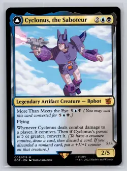 Cyclonus, the Saboteur 9 Universes Beyond: Transformers Magic: The Gathering NM - Image 1