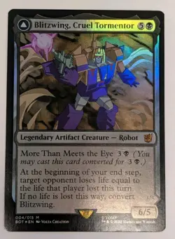 Blitzwing, Cruel Tormentor Universes Beyond: Transformers Foil - MTG MYTHIC - Image 1