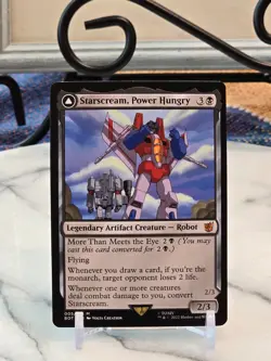 MTG Starscream, Power Hungry Universes Beyond: Transformers Regular LP - Image 1