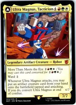 MTG ULTRA MAGNUS, TACTICIAN UNIVERSES BEYOND: TRANSFORMERS 15 NM - Image 1
