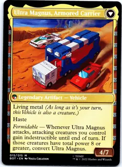 MTG ULTRA MAGNUS, TACTICIAN UNIVERSES BEYOND: TRANSFORMERS 15 NM - Image 2