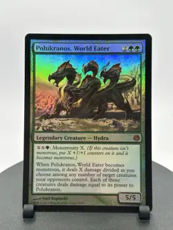 MTG Polukranos, World Eater Foil 43/81 Duel Decks NM Magic The Gathering - Image 1
