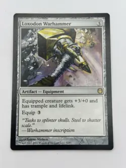 Loxodon Warhammer 31/81 Duel Decks MTG Artifact Equipment Commander EDH NM - Image 4