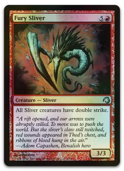 Fury Sliver #25 (Foil) (LP) Premium Deck Slivers PDS Magic MTG - Image 1