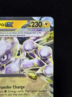 Pokemon Mewtwo EX 058/182 Paradox Rift Double Rare Extended Art Near Mint - Image 4