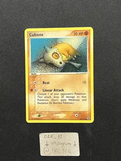 Pokemon Ex Fire Red Leaf Green - Cubone - 60/112 - Non Holo Common - NM - Image 1