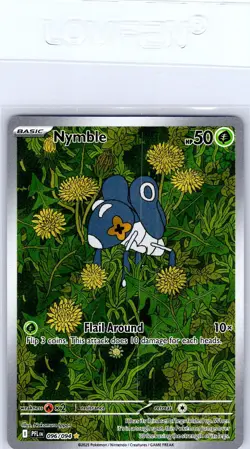 Nymble 096/094 Illustration Rare Phantasmal Flames Pokemon Holo Near Mint - Image 1