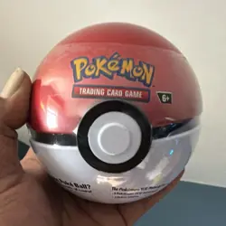 Pokemon TCG Poke Ball Tin Destin Rivals Set English New/Factory Sealed 6+ - Image 1