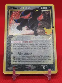Umbreon Gold Star 17/17 - Pokemon Celebrations 25th Anniversary Holo Rare - NM/M - Image 3
