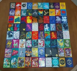 Huge Lot Of 80 Unique Authentic Pokemon Card Sleeves! Open To Offers! - Image 1