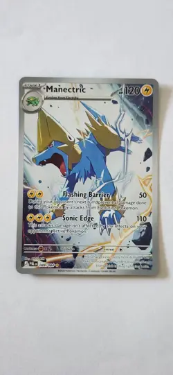 Manectric 089/084 ME Pitch Black Holo Full Art Illustration Rare Pokemon - Image 1