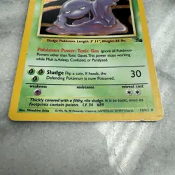 Muk 13/62 - Holo Rare - Pokemon Fossil Set MP - Image 3