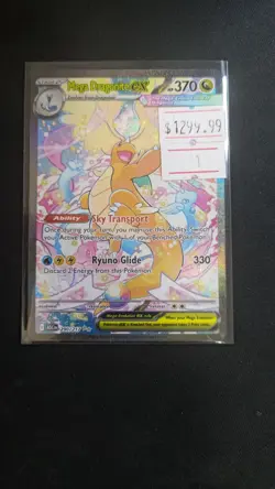 Mega Dragonite EX SIR 290/217 Ascended Heroes Pokemon Mega Evolution NM Card 1 - Image 1