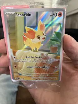 Pokemon Fennekin 080 SEALED Chaos Rising Promo Illustration Rare NM - Image 1