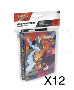 Pokemon TCG Mini Portfolio Q1 2026 12 Count Factory Sealed Display Case Box NEW - Image 1