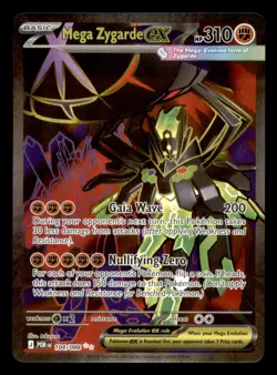 Mega Zygarde ex 104/088 Ultra Rare Perfect Order Pokemon Holo Near Mint - Image 1