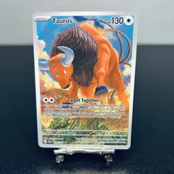 Tauros 096/086 Me04: Chaos Rising Illustration Rare Full Art Holo Pokemon TCG - Image 1
