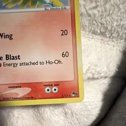 The Pokemon Company Ho-Oh 001/017 POP Series 5 Holo Rare English Basic 80HP - Image 4