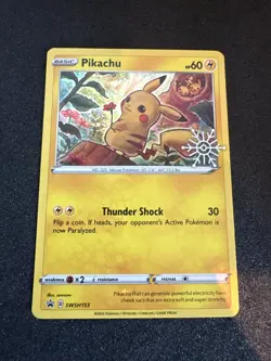 Pokemon TCG: Pikachu - Sword & Shield Promos - SWSH153 - Snowflake Stamp - Image 2