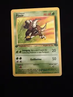 Pinsir 25/64 Rare Jungle Pokemon 1st Edition 1999 - LP! - Image 1