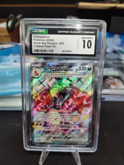 Charizard ex #74 Pokemon TCG Black Star Promo Paldean Fates CGC 10 - Image 1