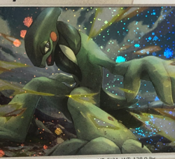 Pokemon TCG Promo SVP 096 Cosmos Holographic Cyclizar w Fart Swirl Near Mint - Image 2