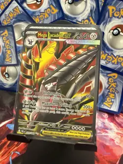 Mega Excadrill ex 103/084 Pokemon Pitch Black Full Art Ultra Rare English NM - Image 1