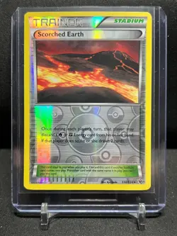 Scorched Earth 110/124 Reverse Holo Pokemon 2016 Fates Collide LP - Image 1