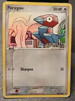 Porygon 80/113 EX Delta Species Holo Common 2005 Pokemon TCG - Image 1