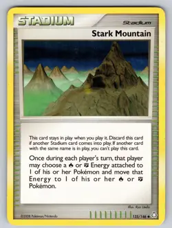 Stark Mountain 135/146 Uncommon Legends Awakened Pokemon Lightly Played - Image 1