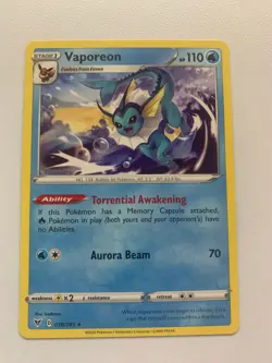 Vaporeon 030/185 Vivid Voltage Pokemon TCG - Image 1