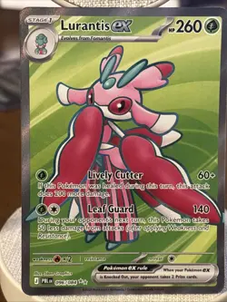 Pokemon TCG Lurantis Ex Full Art, 096/084, Pitch Black New Set, NM Fast Shipping - Image 1