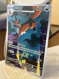 Pokemon TCG Thievul Pitch Black 092/084 IR, Holo NM Fast Shipping - Image 3
