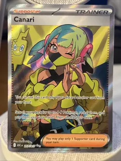 Pokemon TCG Canari Full Art 257/217, Ascended Heroes, NM Fast Shipping - Image 1