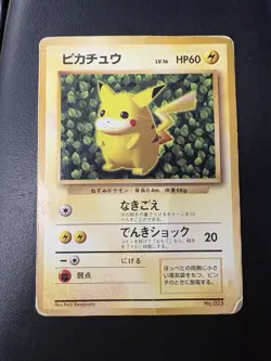 Ivy Pikachu Pokemon Japanese No.025 Corocoro Keiji Kinebuchi Non-glossy DMG - Image 1