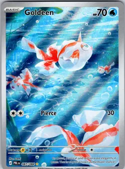 Goldeen 087/084 Illustration Rare Pitch Black Pokemon Holo Near Mint - Image 1
