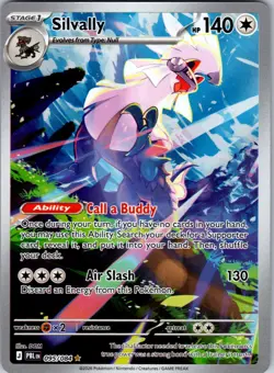 Silvally 095/084 Illustration Rare Pitch Black Pokemon Holo Near Mint - Image 1