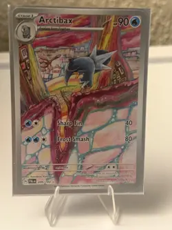 Pokemon TCG Arctibax 209/193 Illustration Rare SV02 Paldea Evolved NM - Image 1