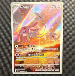 The Pokemon Company Mesprit 204/191 Sv08 Surging Sparks Holo Illus Rare Eng 2024 - Image 1