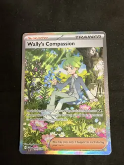 Wally's Compassion 186/132 Pokemon Mega Evolution SIR Psa 10 Contender MINT+ - Image 1