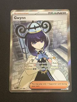 Pokemon TCG Pitch Black 109/084 Gwynn Full Art Ultra Rare - NM - Image 1