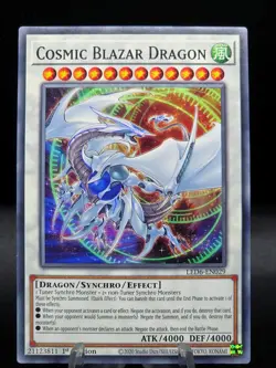 Yugioh - Cosmic Blazar Dragon - 1st Edition Card - Image 1