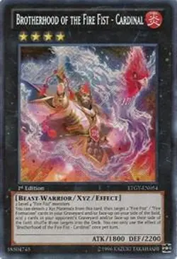 Yugioh- Brotherhood of the Fire Fist - Cardinal (Secret Rare) (1st)-LTGY-EN054 P - Image 1