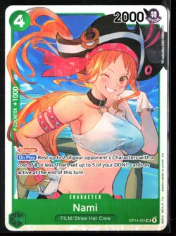 The Azure Sea's Seven #OP14-031 Nami - Image 1