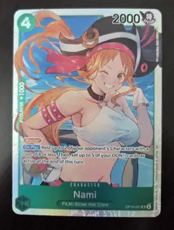Nami SR OP14-031 The Azure Sea’s Seven One Piece TCG Super Rare - Image 1